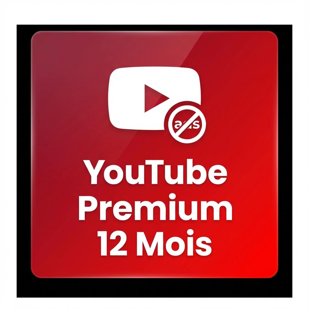 YouTube Premium 12 Mois